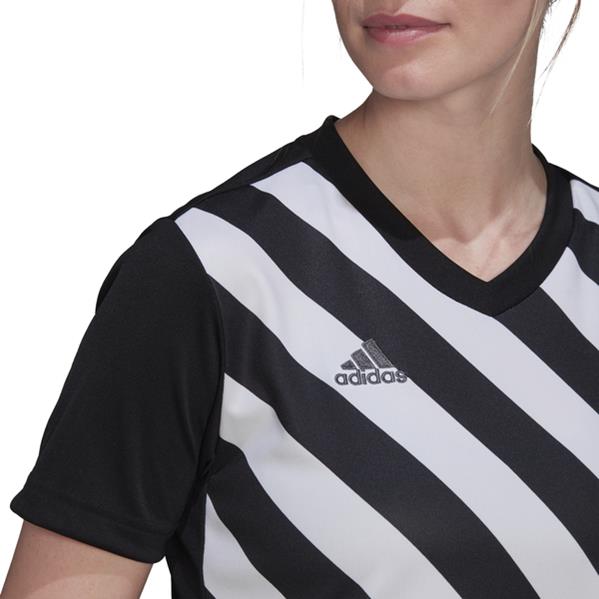 adidas Entrada 22 GFX Womens Black/White Football Shirt